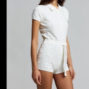 Musier Paris Mira short romper knit jumpsuit